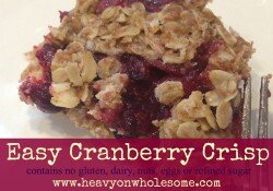 cranberry crisp